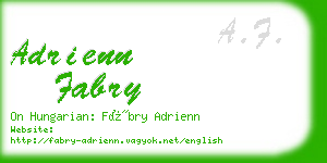 adrienn fabry business card